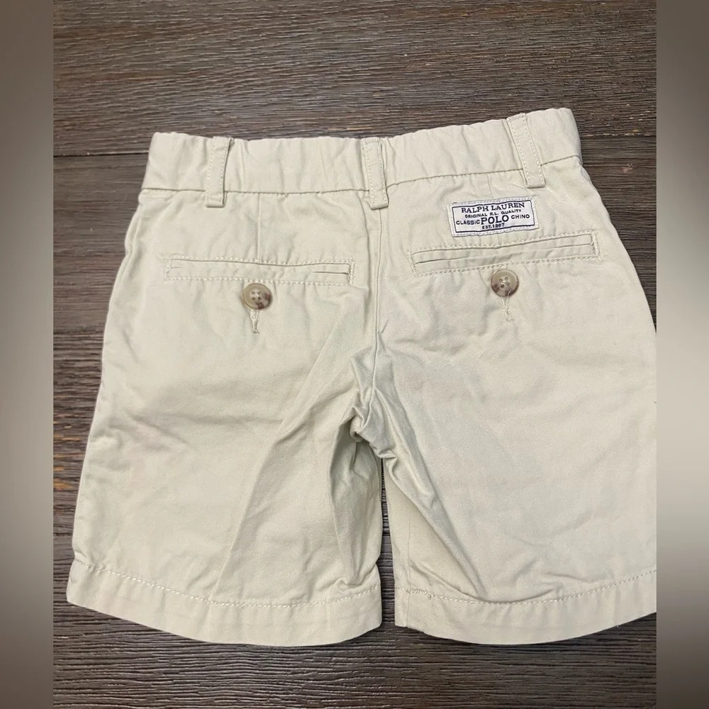 Bundle of 3 polo Ralph Lauren shorts and Adidas warm up pants size 2T(24M)